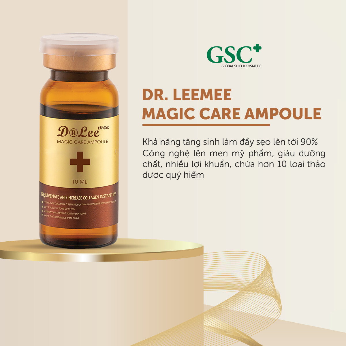 Tế Bào Gốc Ma Thuật GSC DR.LEEMEE 1 lọ x 10ml Tế Bào Gốc Ma Thuật GSC DR.LEEMEE 1 lọ x 10ml